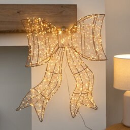 Samuel Alexander 58Cm Light Up Christmas Galaxy Bow Light With 960 Warm White Leds - thumbnail 1