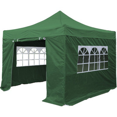 Loops Durable 3X4.5M Green Pop-Up Gazebo With Side Walls For Outdoor Events - image 1