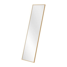 Thehotsale Gold Aluminum Alloy Frame And Glass Full-Length Mirror Household Floor Mirror Wall Hanging 30Cm W X 120Cm H - thumbnail 4