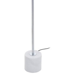 Premier Housewares Interiors By Premier Sturdy Chrome Finish 2 Light Floor Lamp, Minimalist Bedroom Lamp, Double Glass Globe Tall Lamp On Floor - thumbnail 8