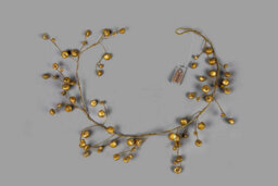 Shatchi 150Cm Pre-Lit Hanging Garland Decorations Golden Bells With 20 Warm White Leds - thumbnail 3