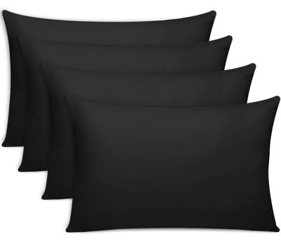 Lazzaro Premium 100% Egyptian Cotton Pillowcases 300 Thread Count 4 Pack Breathable Ultrasoft - image 1