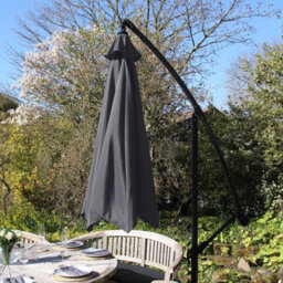 MonsterShop 3M Cantilever Garden Parasol Hanging Umbrella - thumbnail 4