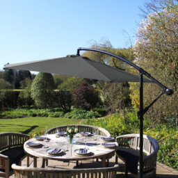 MonsterShop 3M Cantilever Garden Parasol Hanging Umbrella - thumbnail 6