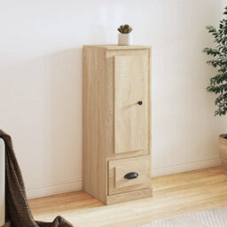 Walplus Highboard Sonoma Oak 36X35.5X103.5 Cm Engineered Wood - thumbnail 1