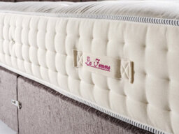Divan Base Direct Sophia Briar-Rose La Femme Menopause 3000 Pocket Sprung Naturaldivan Bed Set 6Ft Super King Continental- Plush Velvet Pink - thumbnail 5