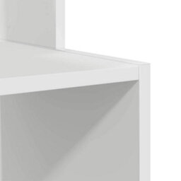 Berkfield White Computer Desk White Chipboard Standard Storage - thumbnail 8