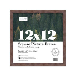 12X12 Walnut Picture Frame (30.5 X 30.5Cm) Poster, Photo, Artwork, Gallery Wall Or Print - thumbnail 1