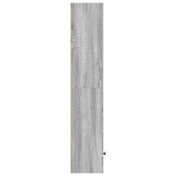 Berkfield Bookcase Grey Sonoma 31X24X127 Cm Engineered Wood - thumbnail 5