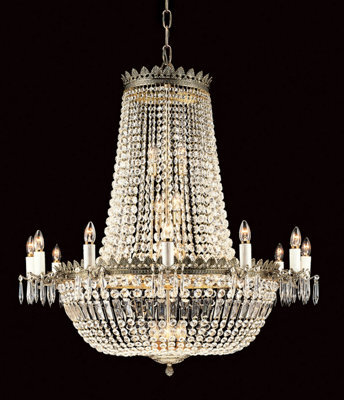 Luminosa Lighting Luminosa Hamburg Empire 30 Light Chandelier