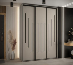 Arte Elegant Dakota Viii Sliding Door Wardrobe 1800mm - Spacious Storage With Hanging Rails And Shelves H2350mm D600mm - thumbnail 2