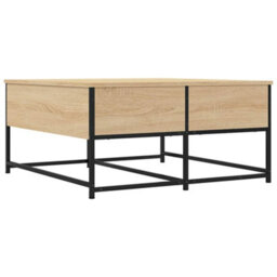 Berkfield Durable Coffee Table Sonoma Oak 80X80X40 Cm Engineered Wood - thumbnail 7
