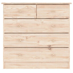 Vidaxl Chest Of Drawers Alta 77X35X73 Cm Solid Wood Pine - thumbnail 4