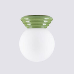 Luminosa Lighting Luminosa Zori Bathroom Ceiling Light Olive Green 1X G9Ip44 - thumbnail 7