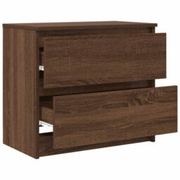 Berkfield Tv Cabinet Brown Oak 60X35X54 Cm Engineered Wood - thumbnail 5