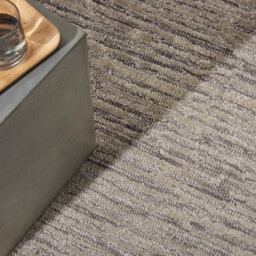 Grey Handmade Luxurious Modern Abstract Striped Rug For Bedroom & Living Room-114Cm X 175Cm - thumbnail 3