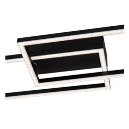 Lucide Arianne Flush Ceiling Light - Led Cct 1X23W 2700K/4000K - Black - thumbnail 5