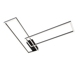 Lucide Arianne Flush Ceiling Light - Led Cct 1X23W 2700K/4000K - Black - thumbnail 3