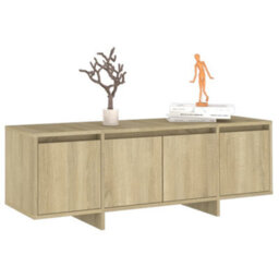 Berkfield Durable Tv Cabinet Sonoma Oak 120X30X40.5 Cm Engineered Wood - thumbnail 3