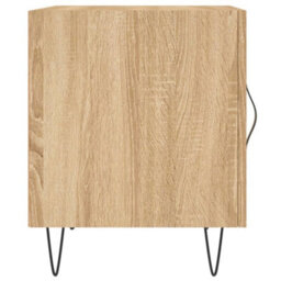 Berkfield Bedside Cabinets 2 Pcs Sonoma Oak 40X40X50 Cm Engineered Wood - thumbnail 7