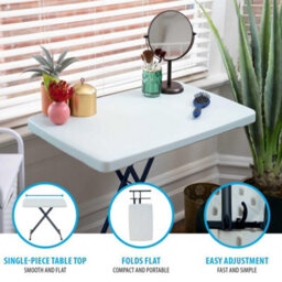 Lifetime 76 Cm Personal Table - White Granite - thumbnail 4
