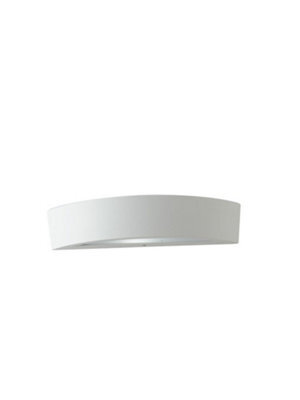 Luminosa Lighting Luminosa Tucson Outdoor Flush Aluminum Wall Lamp, White, Ip44, E14