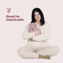 Livivo Criss Cross Hot Water Bottle - Pink - thumbnail 6