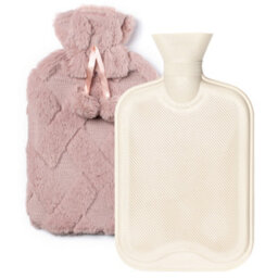 Livivo Criss Cross Hot Water Bottle - Pink - thumbnail 9