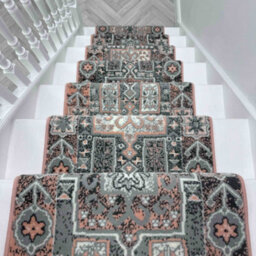 Abstract Stair Runner - Soft & Durable Carpet Runner For Stairs & Staircases, Multiple Lengths - thumbnail 9