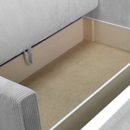 Viva Bis Iii Premium Sofa Bed Chipboard Frame Wavy Springs Polyurethane Foam Sleeping Function 153X85X98Cm Cream - thumbnail 4