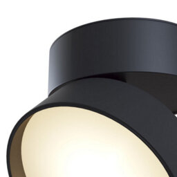 Luminosa Lighting Luminosa Maytoni Onda Surface Mounted Downlight Black 4000K - thumbnail 3