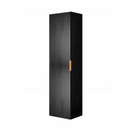 Heze Furniture Flow Wall-Mounted 2 Bathroom Vanity Cabinets Set With Basin 80Cm - Black - thumbnail 3