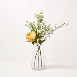 Homescapes Artificial Green Handcrafted Branch With Small White Flowers, 66 Cm - thumbnail 7