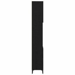 Walplus Bathroom Cabinet Black Oak 30 X 30 X 190 Cm Engineered Wood - thumbnail 8