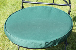 Garden Market Place Garden Furniture Cushion- Round Pad For Bistro Chair - Green In Colour