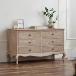 Oakham Premium Amara 6 Drawer Wide Chest - Limed Oak - thumbnail 3