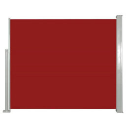 Berkfield Retractable Side Awning 120 X 300 Cm Red - thumbnail 2