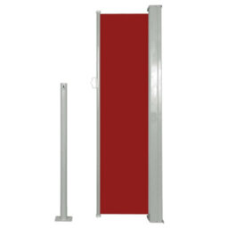 Berkfield Retractable Side Awning 120 X 300 Cm Red - thumbnail 4