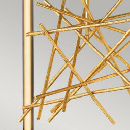 Luminosa Lighting Luminosa Hinkley Styx Integrated Led Pendant Ceiling Light Black & Golded Gold, 3000K - thumbnail 4