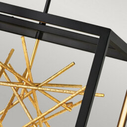 Luminosa Lighting Luminosa Hinkley Styx Integrated Led Pendant Ceiling Light Black & Golded Gold, 3000K - thumbnail 3