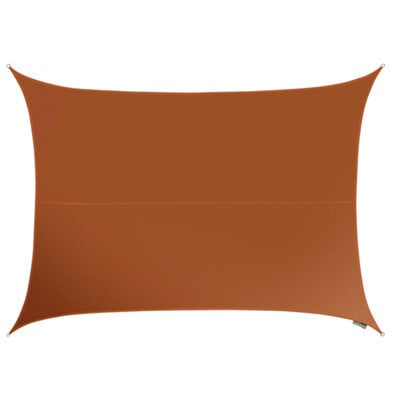 Kookaburra 5M X 4M Rectangle Waterproof Terracotta Garden Patio Sun Shade Sail Canopy 98% Uv Block With Free Rope - image 1