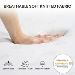 Good Nite Small Double Memory Foam Mattress Pressure Relief Cool Foam Washable Cover - thumbnail 4