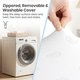 Good Nite Small Double Memory Foam Mattress Pressure Relief Cool Foam Washable Cover - thumbnail 6