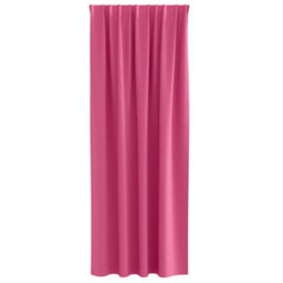 Berkfield Curtains With Curtains 2 Pcs Bright Pink 260 X 140 Cm Polyester - thumbnail 3