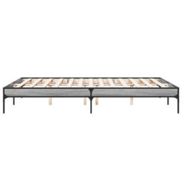 Berkfield Bed Frame Without Mattress Grey Sonoma 140X200 Cm - thumbnail 5