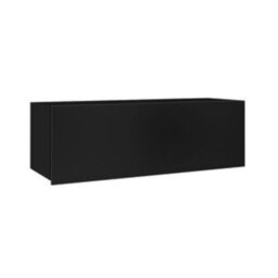 Calabrini 11 Practical Home Office Set With Desk Storage Cabinet And Shelves Black With Led - thumbnail 5