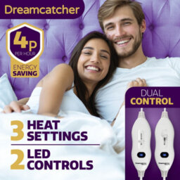 Dreamcatcher Superking Size Electric Blanket Dual Control Heated Fitted Underblanket 203 X 182Cm 3 Heat Settings, Machine Washable - thumbnail 5