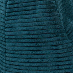 icon Dalton Cord Adults Bean Bag Recliner And Pouffe, Ready Filled Beanbag And Footstool Teal - thumbnail 5