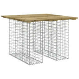 Berkfield Garden Bench Gabion Design 100X102X72 Cm Impregnated Wood Pine - thumbnail 2