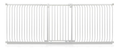 Safetots Extra Tall Elite Safety Gate, 271Cm - 280Cm, Matt White, Extra Tall 96.8Cm In Height, Pressure Fit Stair Gate - image 1